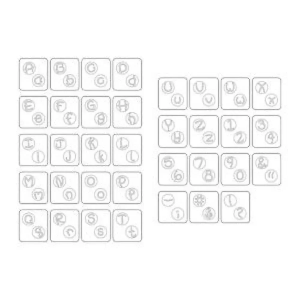 Sizzix Sizzlits Alphabet Set-Alpha Bubbles